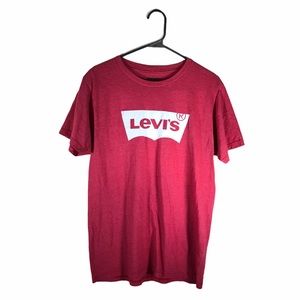 Levi's Graphic Logo Tshirt Red Soft